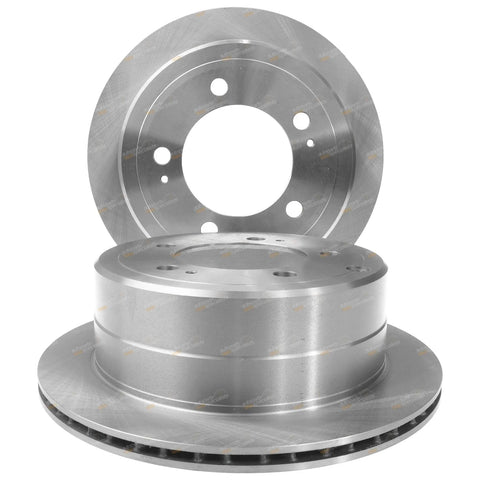 Toyota Landcruiser HZJ105 FZJ105 100 105 Series Brake 2 x Rear Disc Rotors