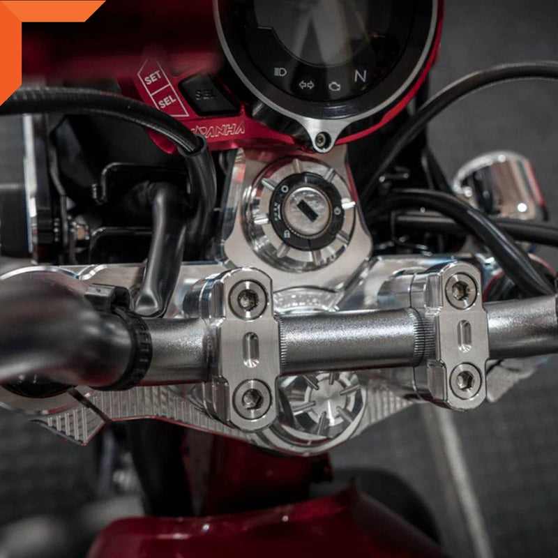 Honda Monkey Z125 CNC Aluminium Complete Triple Trees Set (All Gen)