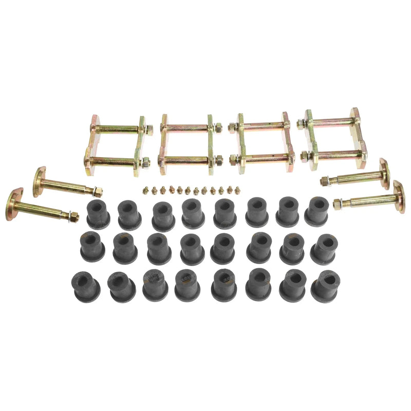 Landcruiser FJ45 HJ45 HJ47 2x Front&Rear Leaf Spring Shackle+Pin+Bushes