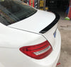 Mercedes C Class W204 Sedan Glossy Black Rear Boot Spoiler Wing (2008-2014)