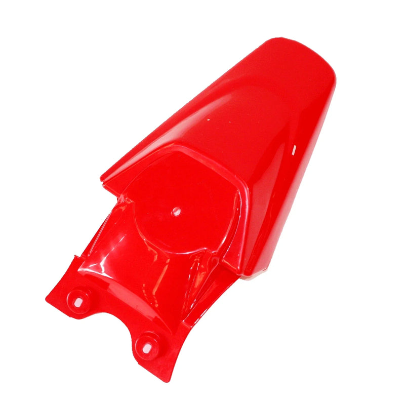 KLX110 Red Plastic Rear Tail Mud Guard Fender (2002-2023)