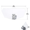 Harley Universal Windshield Windscreen Extension Spoiler Deflector