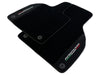 Lamborghini Aventador 2012-2022 with Alcantara Leather Black Floor Mats