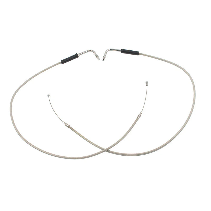 Harley Sportster XL1200, 883, Dyna, Road King Stainless Steel Throttle Cable