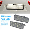 Hyundai Santa Fe 2 x White LED License Plate Lights (2013-2016)