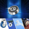 Auto 10 Pcs 5x13x4mm Double Rubber Shield Auto Deep Groove Ball Bearings