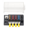 Universal Vehicles 4-Way Compact Fuse Box 30A DC 32V