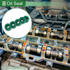 Vehicle Oil Seal Rotary Shaft Seal TPU 6.3x16.3x8mm Green 5 Pcs