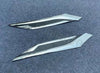 Toyota RAV4 Chrome Front Eyebrow Side Stripe Cover Trim (2019-2023)