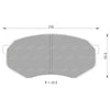 Toyota Cressida MX83 Front Disc Brake Pad Set (1988–1993)