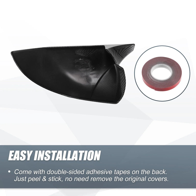 Hyundai Elantra Rearview Mirror Cover Overlay Carbon Fiber (2017-2023)