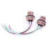 7443 7444 T20 LED Bulb Brake Signal Light Wiring Harness Socket (7441)