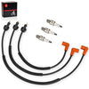 Polaris GENESIS 3pcs Ignition Coil Wire & Spark Plug (1999–2002)