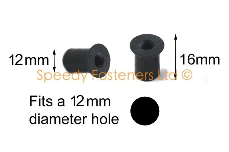 Motorcycle 10 x Motorcycle Fairing Rubber Wellnuts M6