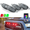 Toyota Tacoma, Tundra, Ford F-150 4 Pcs RGB LED Front Grill Lights