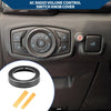 Ford Mustang (2015-2020) Black 1 x Headlight Switch Knob Cover Ring