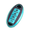 Nissan Infiniti Q30 Q50 Q60 Q70 QX50 QX80 TPU 4 Button Keychain (2015-2023)