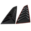 Ford Mustang GT Gloss Black Side Vent Window Louver Scoop Cover (2024)