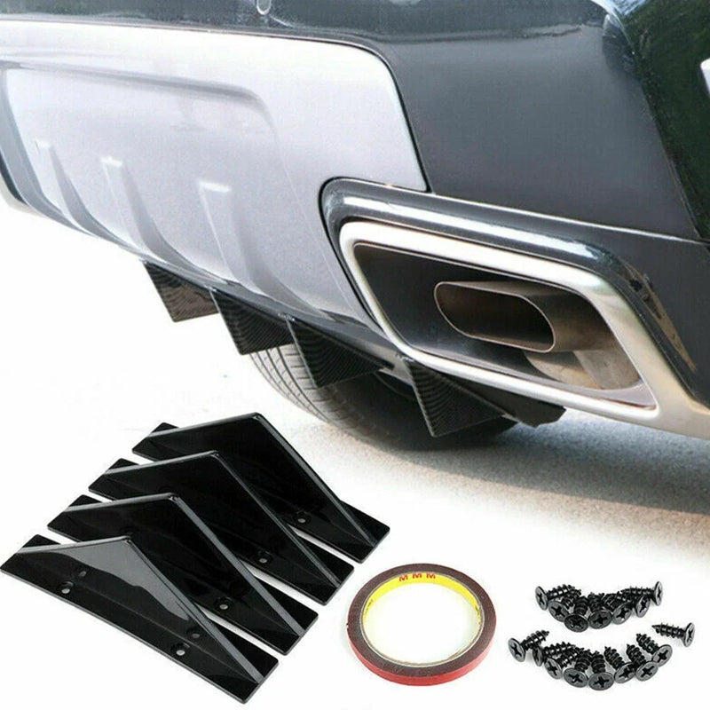 300 Rear-Bumper Diffuser Lip Splitter Fin Trim Cap