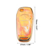 Ford F150 3 x Key Fob Remote Control Cover TPU Shell Orange (2015-2018)