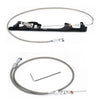 Gas Throttle Cable 36-Inch Braided Stainless Steel