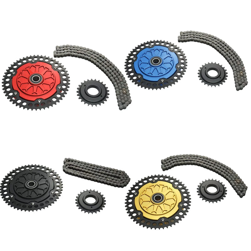 Harley Road Glide M8 Red Transmission Sprocket Conversion (2009-2024)