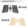Mazda CX-5 (2012-2016) Carbon Fiber Black 10 Pcs Door Pillar Window Trim