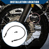 Set 60cm Motorcycle Hydraulic Brake Line Fitting With Banjo