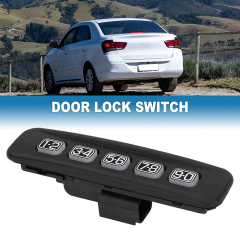 Ford Crown Victoria 2001-2011 Car Door Lock Switch (2 x Black)