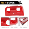Jeep Wrangler JL JLU (2018-2024) Red Rear Window Switch Panel Trim Cover