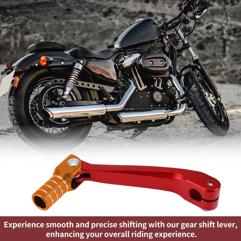 Honda CRF150F 2003-2017 - Red Orange Silver Tone Gear Shift Lever