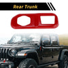Jeep Wrangler JL JLU (2018-2024) Red Rear Trunk Lock Panel Cover