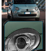 Fiat 500 Abarth Headlight Eyebrow Eyelids Trim (2016-2023)
