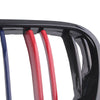 BMW E92 E93 LCI Coupe 320i 328i 335i Gloss Black Front Grille 2 x (2011-2013)