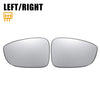 Honda Accord Left Right White Mirror Glass w/ Back Non-heated (2018-2022)