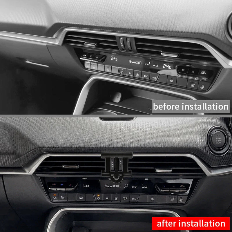 Mazda CX-60 RHD Dashboard Air Vent Mount Clip Phone Holder (2022–2023)