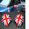 Mini Cooper R55 R56 Manual Folding Union Jack Rear Mirror Cover Cao Trim Fit