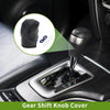 Honda Pebbled Gear Shift Knob Cover Black Blue Faux Leather