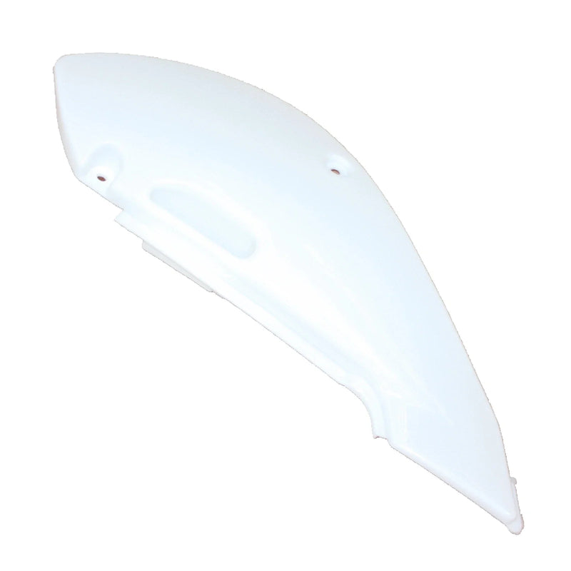 KLX110 White Plastic Rear Left Side Guard Fender (2002-2023)