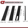 Ford Explorer Sport Trac (2001-2005) Black 7 Pcs Door Pillar Window Trim