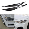 BMW F30 F34 Series 3 Dry Carbon Fiber Sportmind Headlight Eyebrow Eyelid Fit