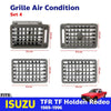 Set 4x Grille Air Condition Vent Fits Isuzu TFR Holden Rodeo UTE Pickup 1988-97