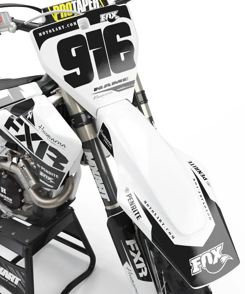 Husqvarna TC 85 2014-2017 BURN Style Stickers Custom Graphic Kit