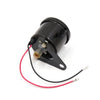Universal Motorcycle Black Shell Dual Tachometer Odometer Speedometer Gauge