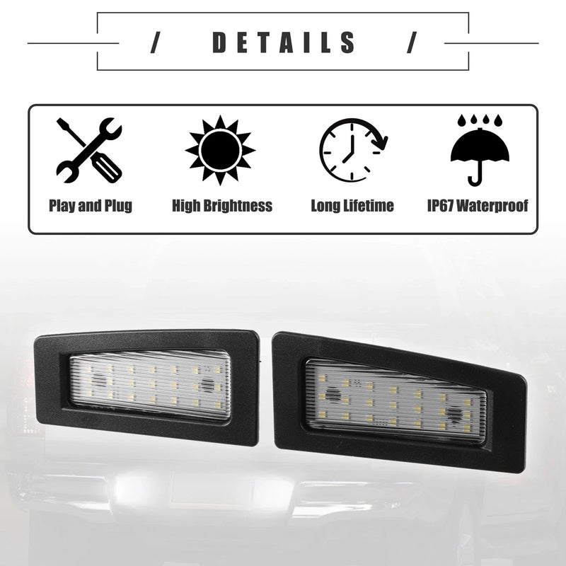 Mazda 3 LED License Plate Lights (2014-2018)