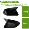 Ford Mustang Gloss Black Mirror Cover Caps (2015-2023)