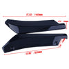 Lexus IS ES GS RC Carbon Fiber Style Bumper Diffuser Splitter Canards