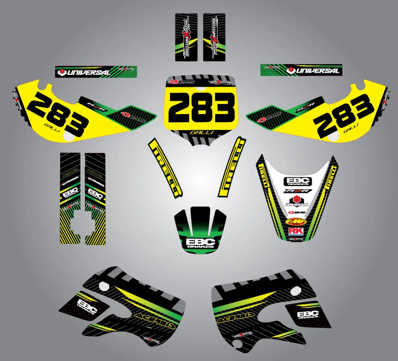 Kawasaki KX 65 Custom Graphic Kit (2000-2013)