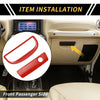 Jeep Wrangler JK (2007-2017) Red Glove Box Handle Switch Cover