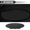 Porsche - Driver / Passenger Side, Black Sun Visor Vanity Mirror Cover
